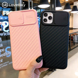 Lovebay Camera Protection Shockproof Phone Case For iPhone 11 Pro X XR XS Max 7 8 Plus Solid Color Soft TPU Silicone Back Cover