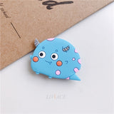 cute 3D cartoon silicone fold finger grip mobile phone holder case for iphone x xs 11 pro max 5 5s 6 8 7 cover expanding stand