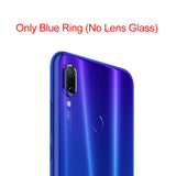 Camera Protector Glass For Xiaomi Redmi Note 8 7 K20 Pro Tempered Glass & Metal Rear Protective Ring For Redmi Note 8 Full Case