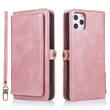 Luxury Flip Wallet Case For iPhone 11 Pro Max Leather Cover For iPhone XS Max XR X 6 6s 7 8 Plus Car Holder Magnetic Phone Coque