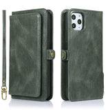 Luxury Flip Wallet Case For iPhone 11 Pro Max Leather Cover For iPhone XS Max XR X 6 6s 7 8 Plus Car Holder Magnetic Phone Coque