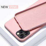 YISHANGOU Case For Apple iPhone 11 Pro Max 6 S 7 8 Plus X XS MAX XR Cute Candy Color Couples Soft Silione Shockproof Back Cover