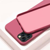 YISHANGOU Case For Apple iPhone 11 Pro Max 6 S 7 8 Plus X XS MAX XR Cute Candy Color Couples Soft Silione Shockproof Back Cover