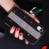 Luxury bling Glitter Plating soft silicon cover case for iphone 6 7 plus 8 X XS XR MAX all Diamond glitter back phone coque capa