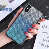 Luxury bling Glitter Plating soft silicon cover case for iphone 6 7 plus 8 X XS XR MAX all Diamond glitter back phone coque capa