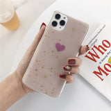 Lovebay Phone Case For iPhone 11 6 6s 7 8 Plus X XR XS Max Luxury Bling Gold Foil Marble Glitter Soft TPU For iPhone 11 Pro Max