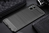 For Samsung Galaxy A71 A51 Case Carbon Fiber Cover Shockproof Phone Case For Samsung A 71 51 Cover Flex Bumper Durable Shell