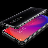 KEYSION Shockproof Case for Xiaomi Mi 9T 9T Pro A3 CC9e plating Air-bag Anti-knock Clear Cover for Redmi Note 7 8 7s K30 K20 pro