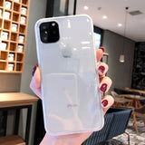 Lovebay Transparent Shockproof Frame Phone Case For iPhone 7 8 6 6s Plus 11 Pro X XR XS Max Soft TPU Silicone Solid Back Cover