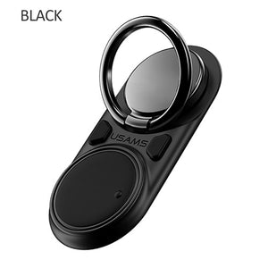 USAMS Finger Ring Holder Decompression Multifunction Fun Holder Metal 360 Rotating Mobile Phone Holder for iPhone XR Samsung