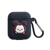 Cute Cartoon Silicone Case for Apple Airpods Accessories for i10 TWS Bluetooth Earphone Box Protective Cover Bag Anti-lost Strap