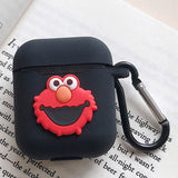 Cute Cartoon Silicone Case for Apple Airpods Accessories for i10 TWS Bluetooth Earphone Box Protective Cover Bag Anti-lost Strap