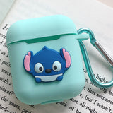 Cute Cartoon Silicone Case for Apple Airpods Accessories for i10 TWS Bluetooth Earphone Box Protective Cover Bag Anti-lost Strap