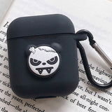 Cute Cartoon Silicone Case for Apple Airpods Accessories for i10 TWS Bluetooth Earphone Box Protective Cover Bag Anti-lost Strap