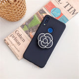 3D silicone cartoon phone holder case for iphone x xr xs max 6 7 8 plus 6s 5s se cute stand back cover coque fundas