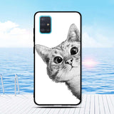 For Samsung Galaxy A51 Case 2019 NEW Fashion silicon Soft TPU Back Cover Coque For Samsung A51 A 51 Phone Cases A51