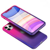 360 All-round Protect Phone Case For iphone 11 7 8 X 6 S 6S Plus Case for iPhone XR Xs Max 11Pro MAX PC Case for iPhone 5 5S SE