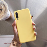 Katı şeker renk silikon kılıf için xiaomi mi 9 mi 9 se 9 lite pro ince tpu telefon arka kapak coque funda için xiaomi 9 xio mi 9 se