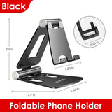 LINGCHEN soporte para teléfono para iPhone 11 xiaomi mi 9 soporte para teléfono de metal plegable soporte de teléfono móvil para iPhone 7 8 X XS