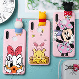 Silicon Cover For Huawei P40 Pro P30 P10 P20 Lite Y9 Y7 Y6 P Smart Z Plus 2019 Cartoon Doll TPU Capa Case For Huawei Honor 8X 9X