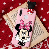 Silicon Cover For Huawei P40 Pro P30 P10 P20 Lite Y9 Y7 Y6 P Smart Z Plus 2019 Cartoon Doll TPU Capa Case For Huawei Honor 8X 9X