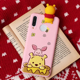 Silicon Cover For Huawei P40 Pro P30 P10 P20 Lite Y9 Y7 Y6 P Smart Z Plus 2019 Cartoon Doll TPU Capa Case For Huawei Honor 8X 9X