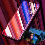 For Xiaomi Redmi Note 7 6 6A 5 4 4X 5A Pro Plus 5A Clear View Smart Mirror Flip Phone Case For Xiaomi Mi 9 8 SE Lite Cover Case